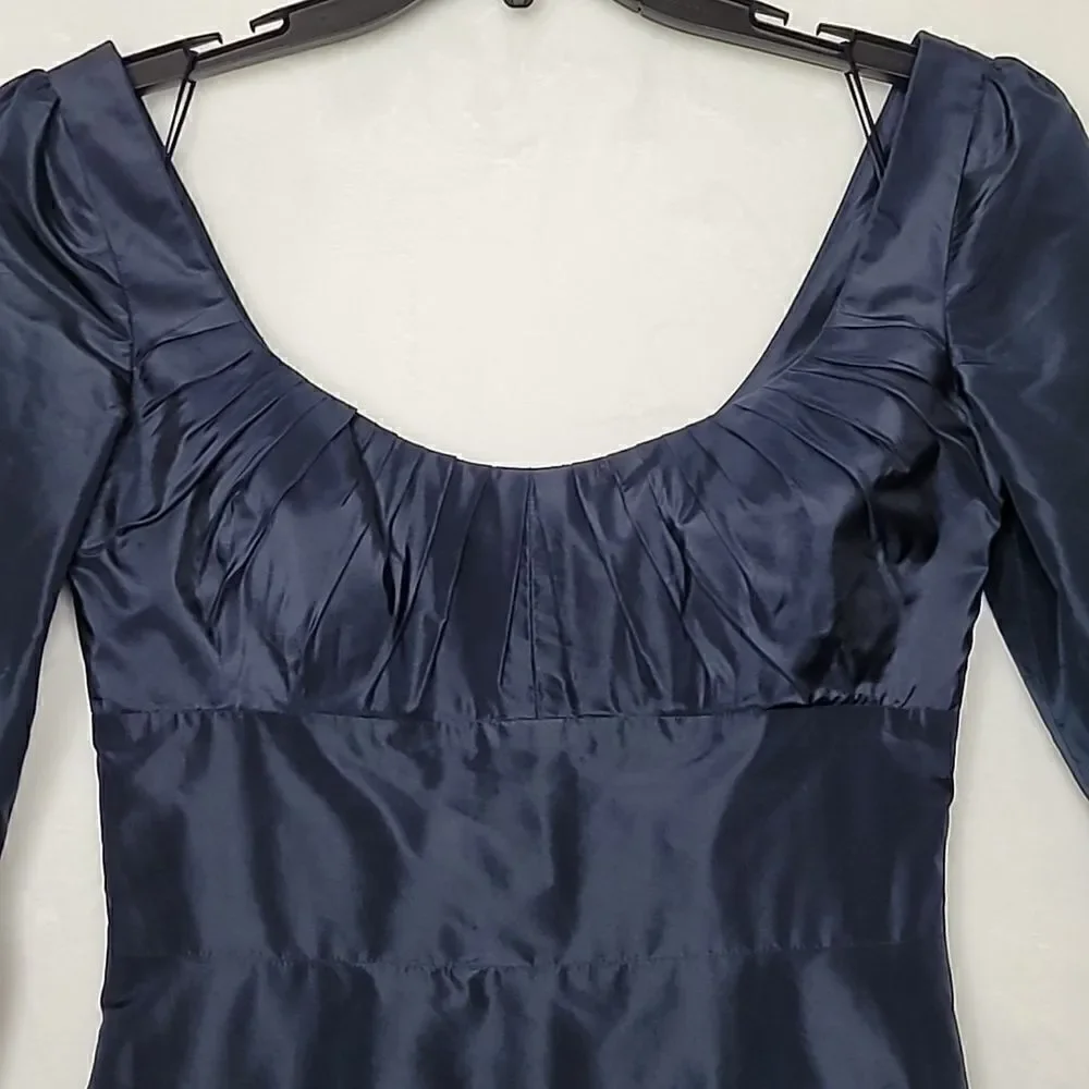 ‎Shawn Ray Fons Silk Ruffled Pleat Dress Size 6